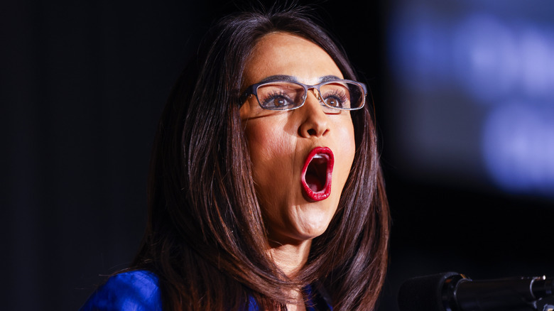 Lauren Boebert looks shocked