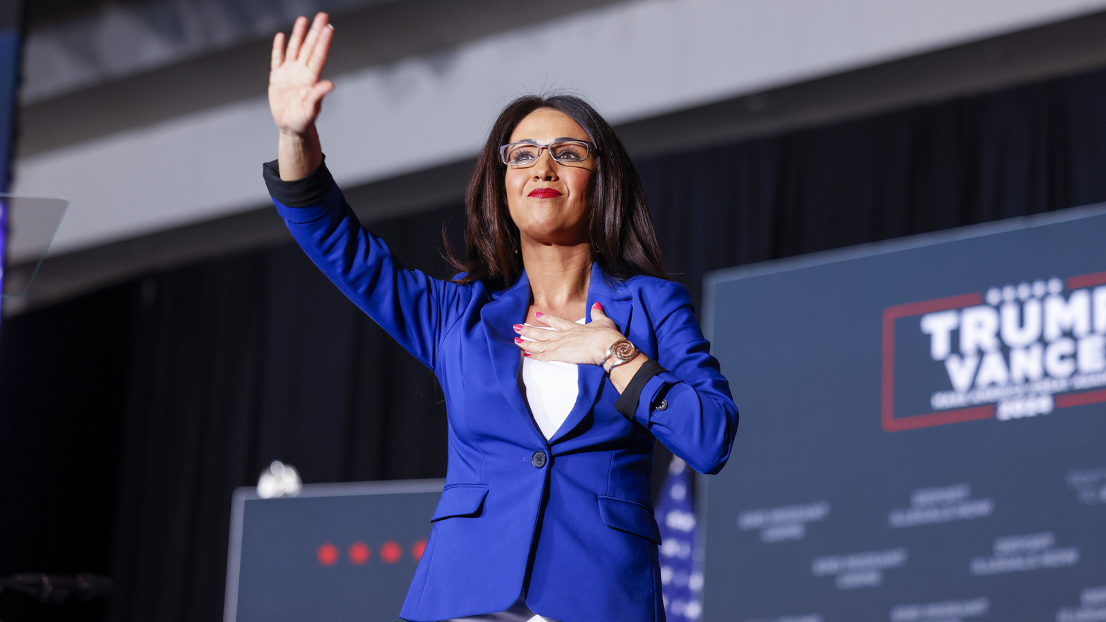 Lauren Boebert and new boyfriend in Halloween costume