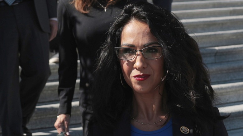 Lauren Boebert leaves after voting at the Captiol in Washington, DC (2025)