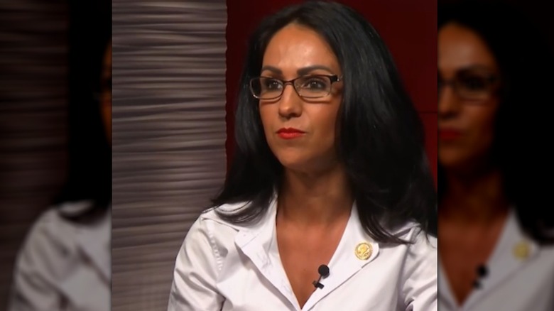 Lauren Boebert being interviewed on "The Matt Gaetz Show"