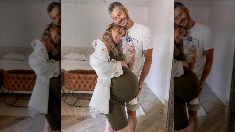 Arie Luyendyk and Lauren Burnham before the births of twins