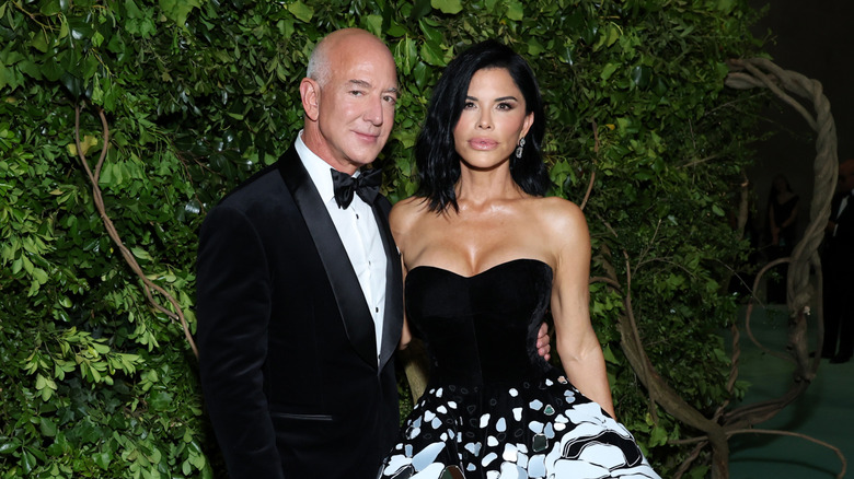 Jeff Bezos on the red carpet with Lauren Sanchez