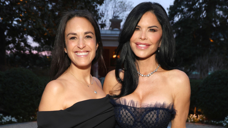 Elena Sanchez Blair and Lauren Sánchez Bezos smiling