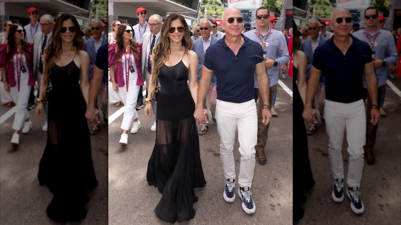 Lauren Sánchez and Jeff Bezos attends the F1 Grand Prix Of Monaco on May 25, 2025 in Monte-Carlo, Monaco (2025)