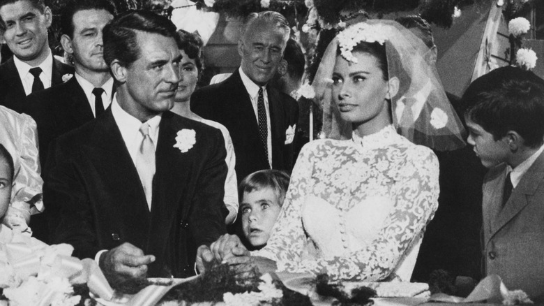 Sophia Loren and Cary Grant in a scene from Houseboat