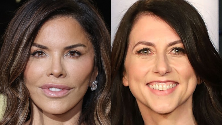 Lauren Sanchez and MacKenzie Scott smiling.