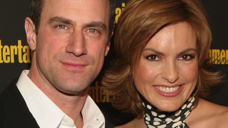 Christopher Meloni and Mariska Hargitay smiling 