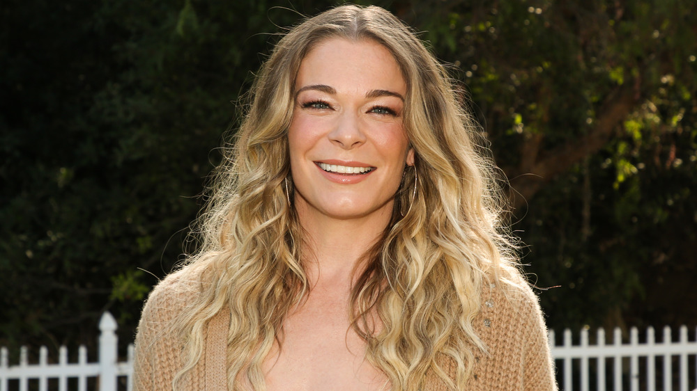 LeAnn Rimes smiling outside