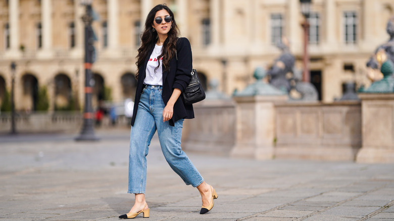 woman walking