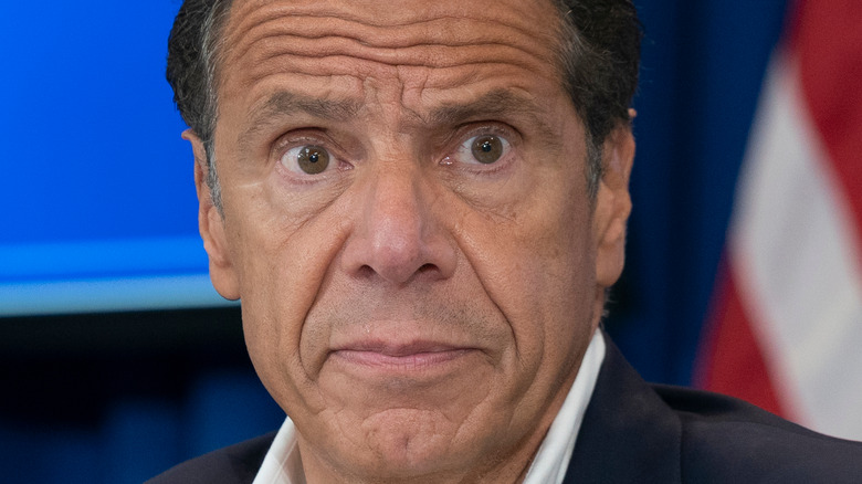 Andrew Cuomo looking surprised