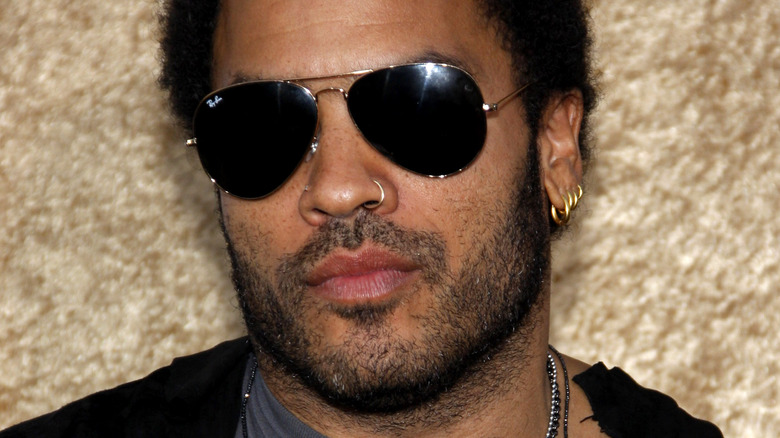 Lenny Kravitz poses for the camera