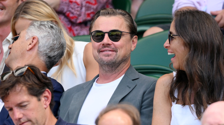 Leonardo DiCaprio attends Wimbledon 2025