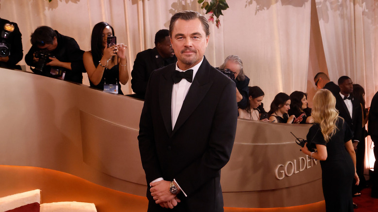 Leonardo DiCaprio at the 2026 Golden Globes.