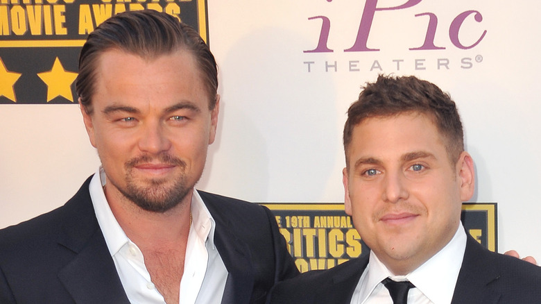 Leonardo DiCaprio and Jonah Hill 