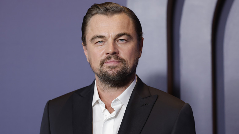 Leonardo DiCaprio smiling at the camera