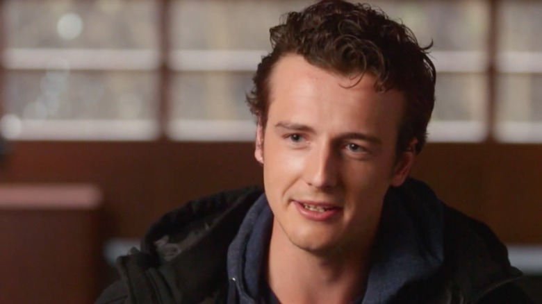 Micheal Richardson giving an interview about Cold Pursuit