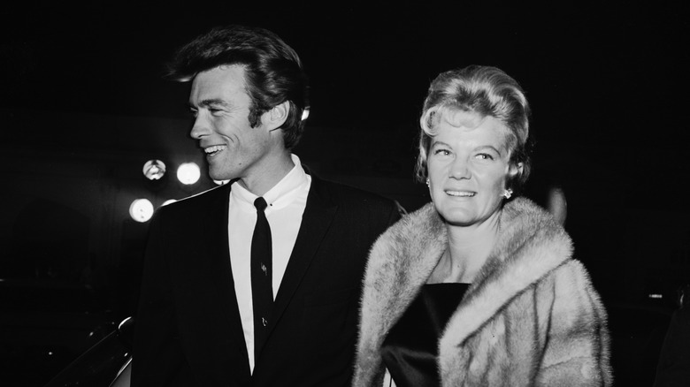 Clint Eastwood and Maggie Johnson in October 1961
