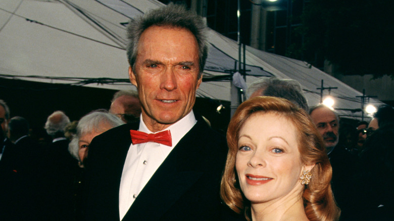Clint Eastwood and Frances Fisher in March 1993