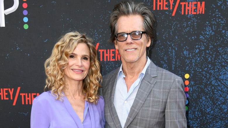 Kyra Sedgewick and Kevin Bacon smiling together