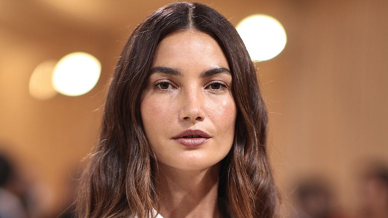 Lily Aldridge at the Met Gala in 2021