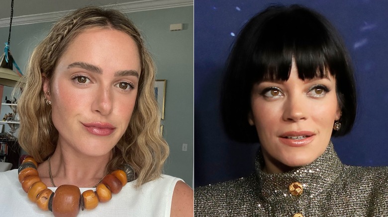 Composite image of Natalie Tippett and Lily Allen