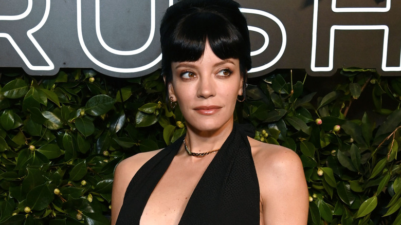 Lily Allen at a CHANEL Dinner at Chateau Marmont on January 07, 2026 in Los Angeles, California.