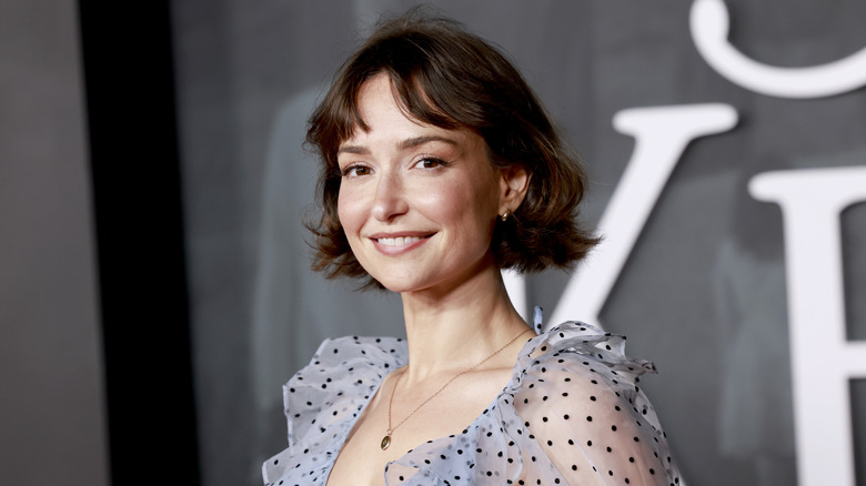 Milana Vayntrub smiling