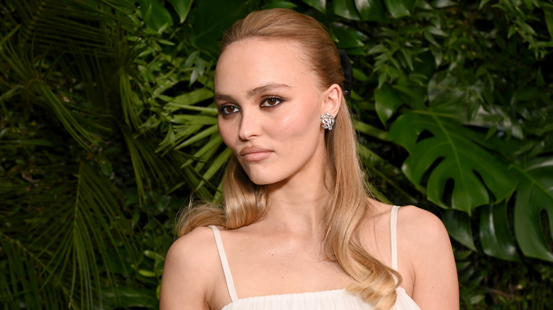 Lily-Rose Depp at a Chanel dinner