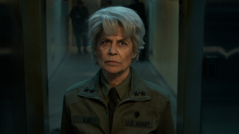 Linda Hamilton as Dr. Kay in Stranger Things