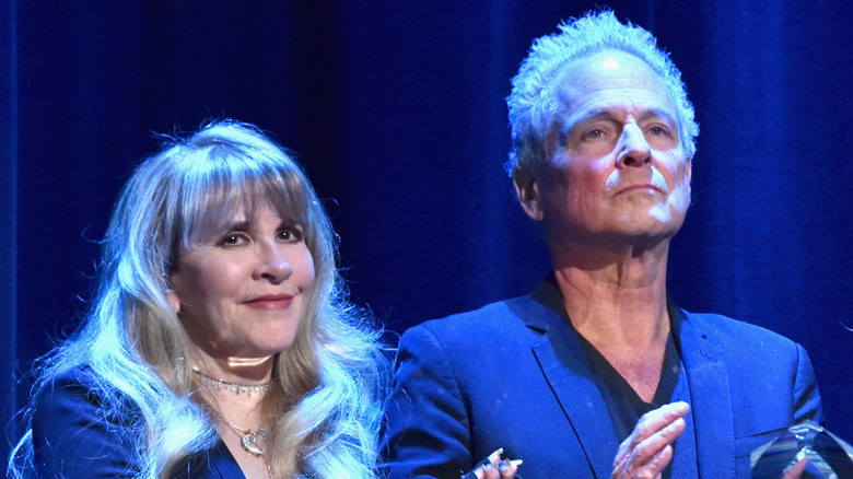 Stevie Nicks and Lindsey Buckingham of Fleetwood Mac accept MusiCares Person of the Year Award, 2018