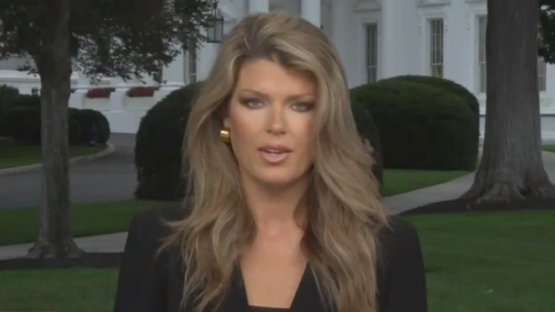 Screenshot of Lindsey Halligan on Wake Up America (2025)