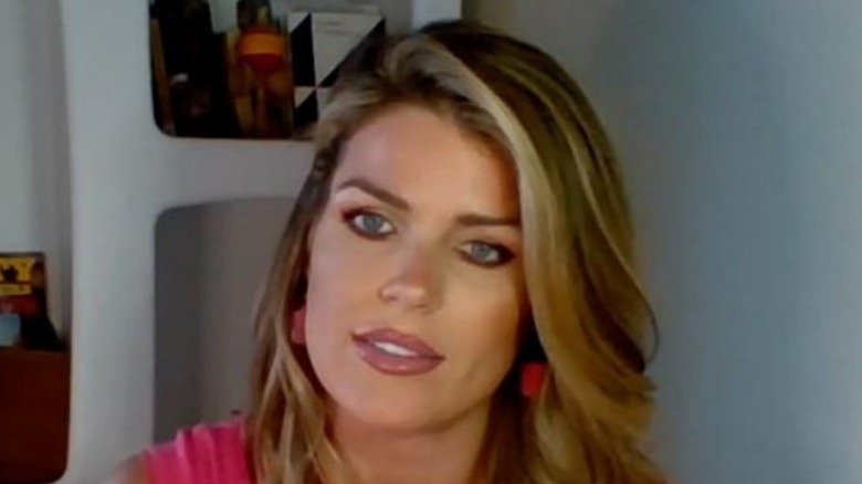 Screenshot of Lindsey Halligan on Real America's Voice (2025)