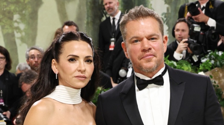 Lip Reader Tells Us What Matt Damon Said To His Wife In Tense 2024 Met Gala Exchange