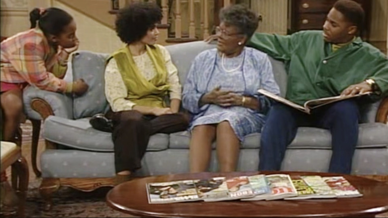 Keisha Knight Pulliam, Lisa Bonet, xxxx and Malcolm Jamal Warner on "The Cosby Show" as Rudy, Denise, Gramtee and Theo Huxtable
