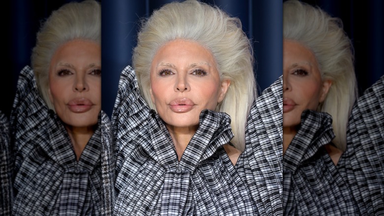 Lisa Rinna platinum blonde hair