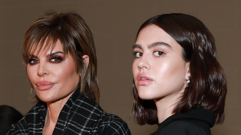 Lisa Rinna and Amelia Hamlin at event