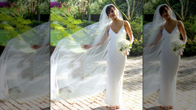 Lisa Rinna on her wedding day in 1997