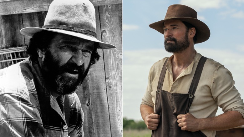 Victor French as Mr. Edwards in 1970s Little House on the Prairie & Warren Christie as Mr. Edwards on Netflix's Little House