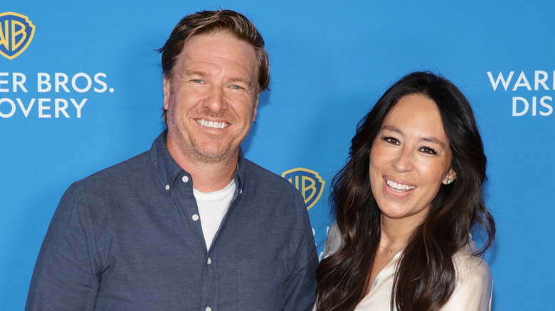 Chip and Joanna Gaines at Warner Bros. Discovery Upfront 2022