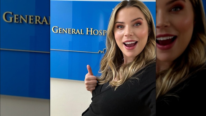 Sofia Mattsson pregnant in General Hospital