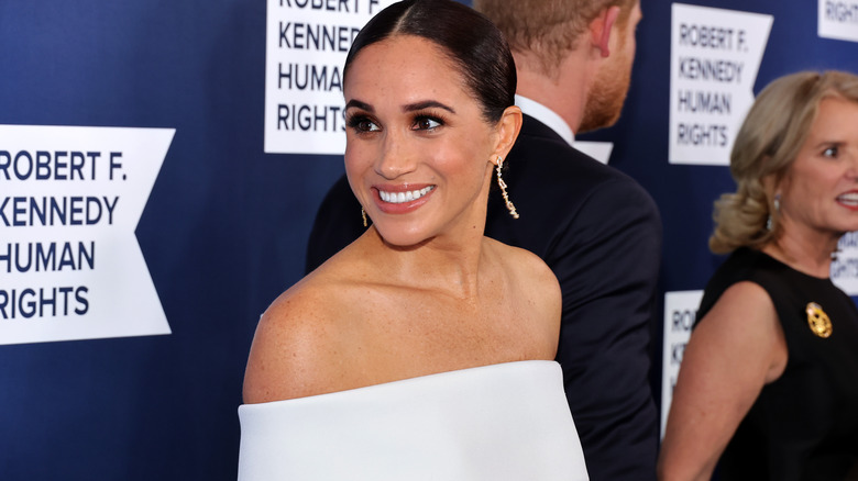 Meghan Markle smiling