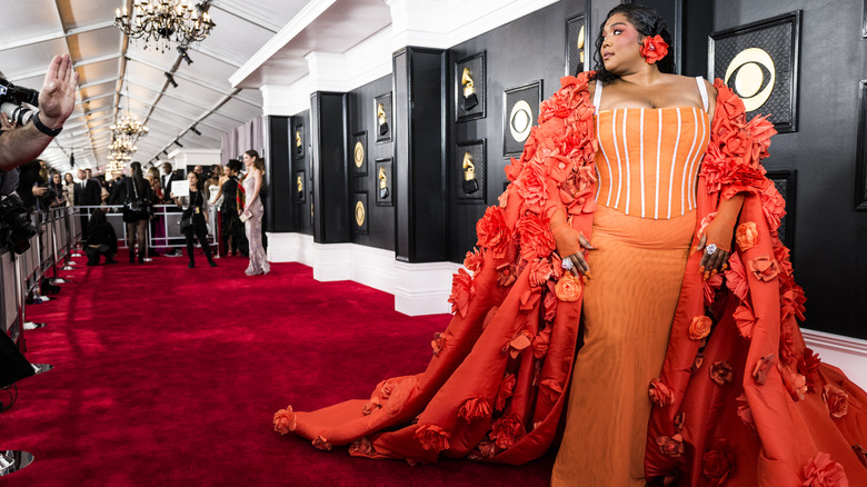 lizzo on red carpet