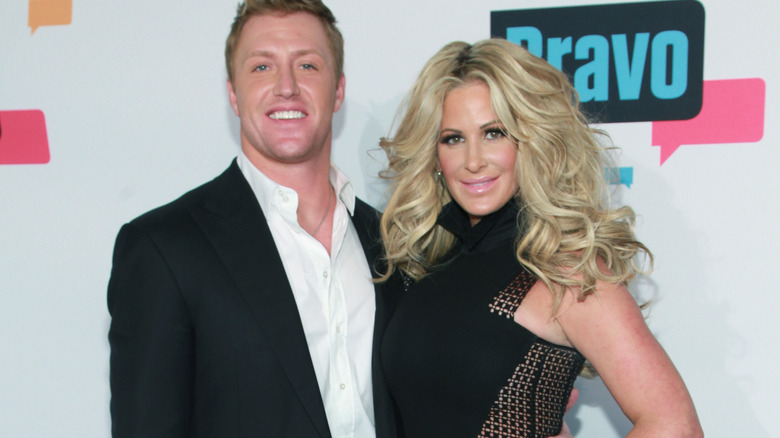 Kroy Biermann and Kim Zolciak smiling