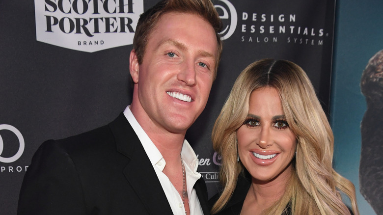 Kroy Biermann and Kim Zolciak smiling