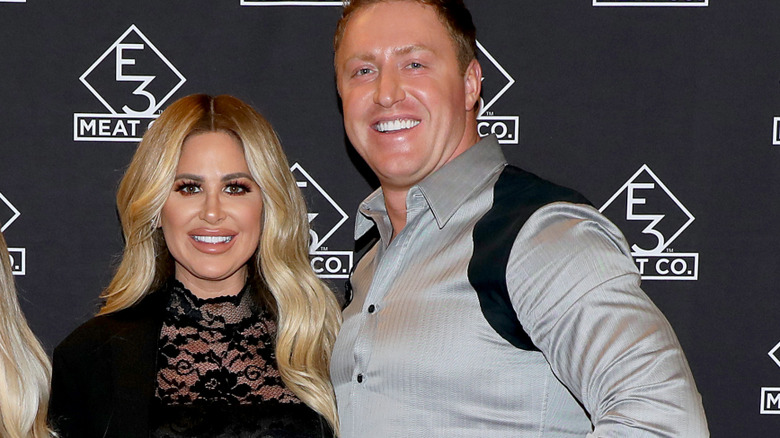 Kim Zolciak and Kroy Biermann smiling