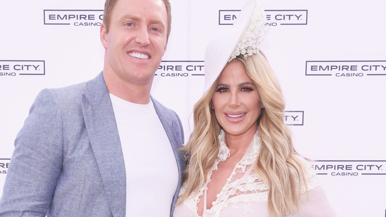 Kroy Biermann and Kim Zolciak smiling