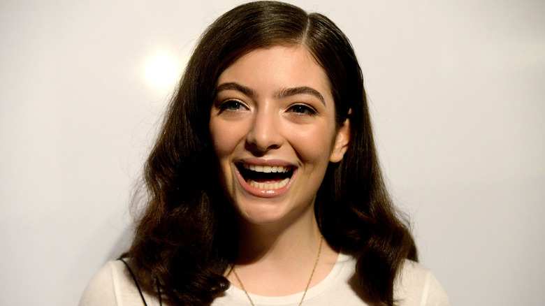 Lorde laughing