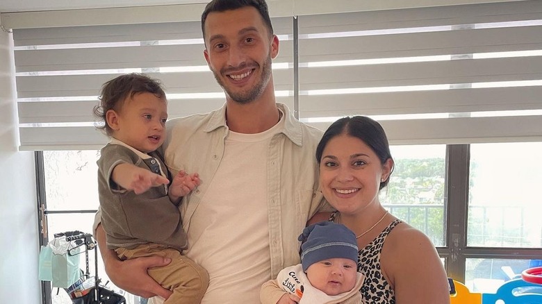 Loren, Alexei, and their two children