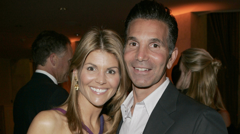 Lori Loughlin and Mossimo Giannulli smiling