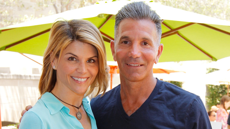 Lori Loughlin poses with husband Mossimo Giannulli